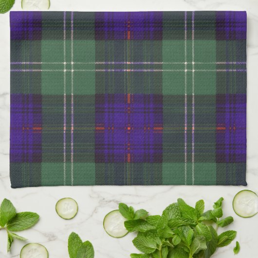 Sutherland Clan Pset Scottish tartan Theedoek (Gevouwen)