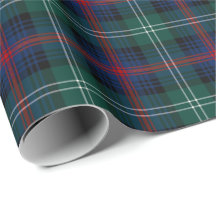 Sutherland Clan Tartan Groen en Blauw Plaid