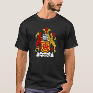 Sutherland Coat of Arms Sutherland Family Crest T-shirt