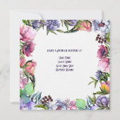 Sutherland Old Ancient and Waterverf Flowers Kaart (Achterkant)