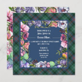 Sutherland Old Ancient and Waterverf Flowers Kaart (Voorkant / Achterkant)