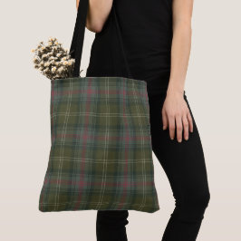 Sutherland Old Weathered Scottish Clan Tartan Tote Bag