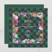 Sutherland Oud Antiek en Bloemen Shower Kaart (Voorkant / Achterkant)