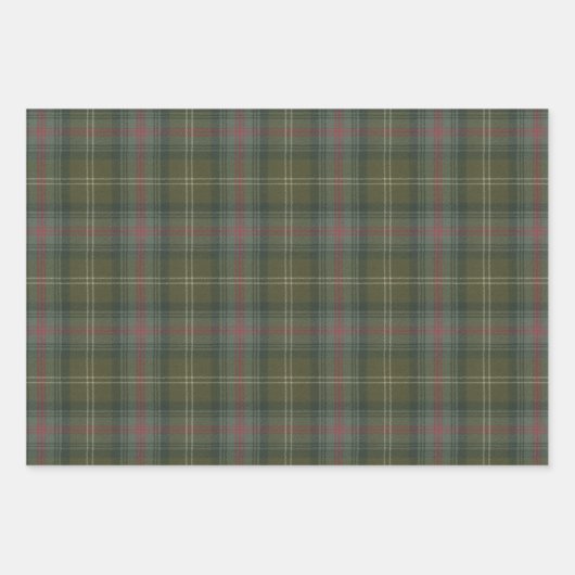 Sutherland Scottish Clan Tartan Inpakpapier Vel (Voorkant)
