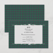 Sutherland Scottish Tartan RSVP (Voorkant / Achterkant)