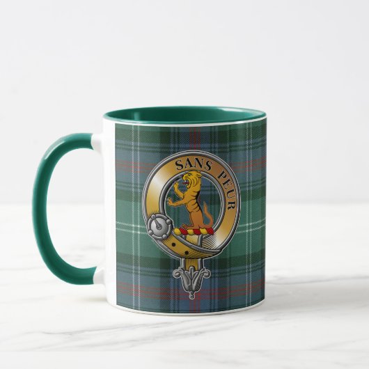 Sutherland Tartan & Badge Mok (Links)