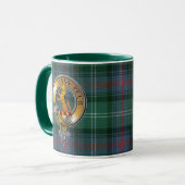 Sutherland Tartan & Badge Mok (Voorkant links)