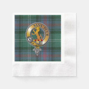 Sutherland Tartan & Badge Servet