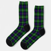 Sutherland tartan blauw groen geruit sokken (Links)
