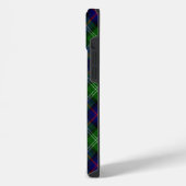 Sutherland tartan blauw groen ruit iPhone hoesje (Linkerkant)