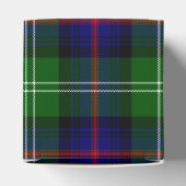 Sutherland tartan blue green plaid bedankdoosjes (Bovenkant)