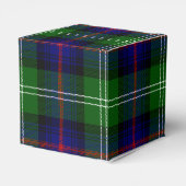 Sutherland tartan blue green plaid bedankdoosjes (Achterkant)
