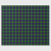 Sutherland tartan blue green plaid cadeaupapier (Vlak)