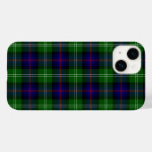 Sutherland tartan blue green plaid Case-Mate iPhone case (Achterkant (horizontaal))