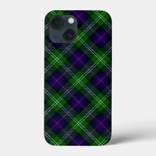 Sutherland tartan blue green plaid Case-Mate iPhone case (Achterkant)
