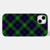 Sutherland tartan blue green plaid Case-Mate iPhone case (Achterkant (horizontaal))
