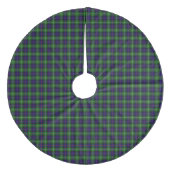 Sutherland tartan blue green plaid fleece kerstboom rok (Voorkant)