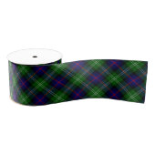 Sutherland tartan blue green plaid grosgrain lint (Spoel)