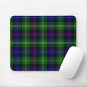 Sutherland tartan blue green plaid muismat (Met muis)