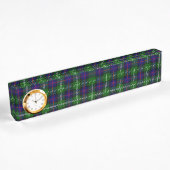 Sutherland tartan blue green plaid naambordje