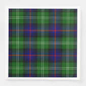 Sutherland tartan blue green plaid servet (Voorkant)