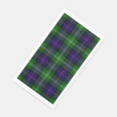 Sutherland tartan blue green plaid servet (Hoek)