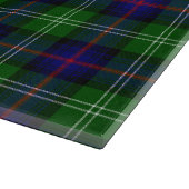 Sutherland tartan blue green plaid snijplank (Hoek)
