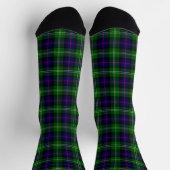 Sutherland tartan blue green plaid sokken (Top)