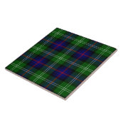 Sutherland tartan blue green plaid tegeltje (Zijkant)