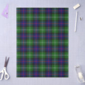 Sutherland tartan blue green plaid tissuepapier (Craft)