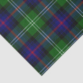 Sutherland tartan blue green plaid tissuepapier (Detail)