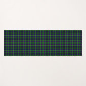 Sutherland tartan blue green plaid yogamat (Voorkant (horizontaal))