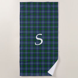Sutherland Tartan Pset Beach Towel Strandlaken