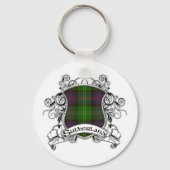 Sutherland Tartan Shield Sleutelhanger (Voorkant)