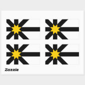 Sutherland vlag rechthoekige sticker (Vel)