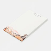 Sutle Blush Oranje Aquarel Woods Berg Post-it® Notes (Schuin)