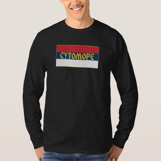 Sutomore Bar Leto More Crna Gora Srpska Zastava Se T-shirt (Voorkant)