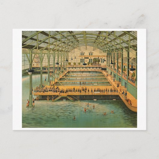Sutro Baths San Francisco California 1885 Briefkaart (Voorkant)