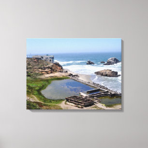 Sutro Baths San Francisco California Canvas Afdruk