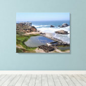 Sutro Baths San Francisco Californië Canvas Afdruk (Insitu (Houten vloer))