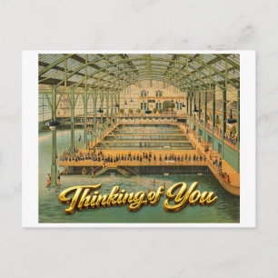 Sutro Baths San Francisco Thinking of You 1885 Briefkaart