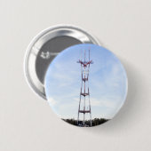 Sutro Tower Ronde Button 5,7 Cm (Voorkant /achterkant)