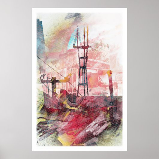 SutroMatic life AKA Sanfrancisco Electric Twin Poster (Voorkant)