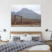 Sutter Buttes Mountain Range Canvas Afdruk (Insitu (Slaapkamer))