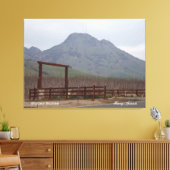 Sutter Buttes Mountain Range Canvas Afdruk (Insitu (Woonkamer))
