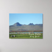 Sutter Buttes Mountain Range Canvas Afdruk (Voorkant)