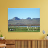 Sutter Buttes Mountain Range Canvas Afdruk (Insitu (Woonkamer))