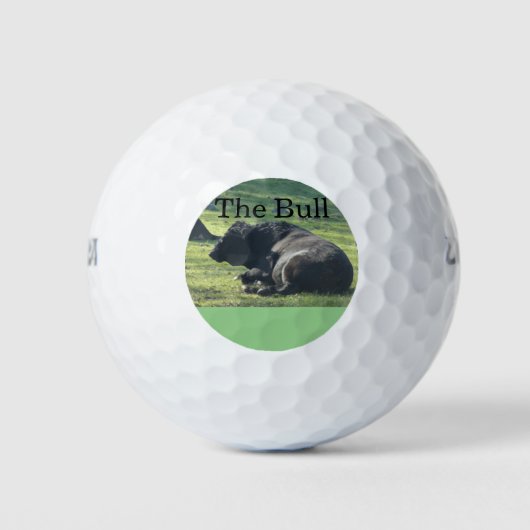 Sutter Buttes Mountain Range de Bull foto Golf. Golfballen (Voorkant)