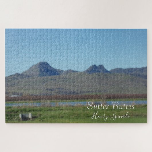 Sutter Buttes Mountain Range Legpuzzel (Horizontaal)