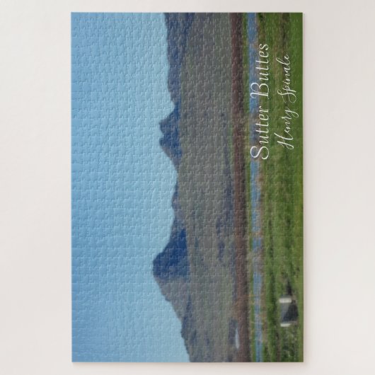 Sutter Buttes Mountain Range Legpuzzel (Verticaal)